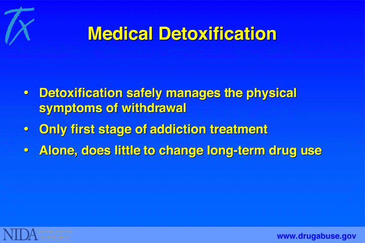Addiction detox center