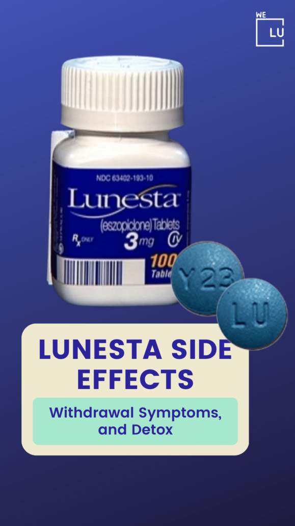 A medical detox program is the best option for managing withdrawal from Lunesta