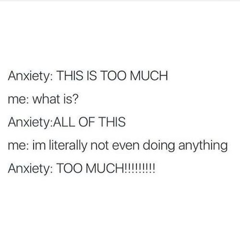 Funny Anxiety Memes