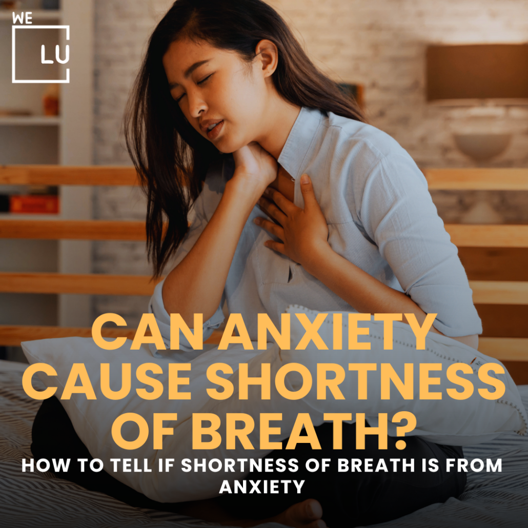 How to tell if shortness of breath is from anxiety? To check if anxiety is causing your shortness of breath, look for other anxiety symptoms like worry, nervousness, or irritability.
