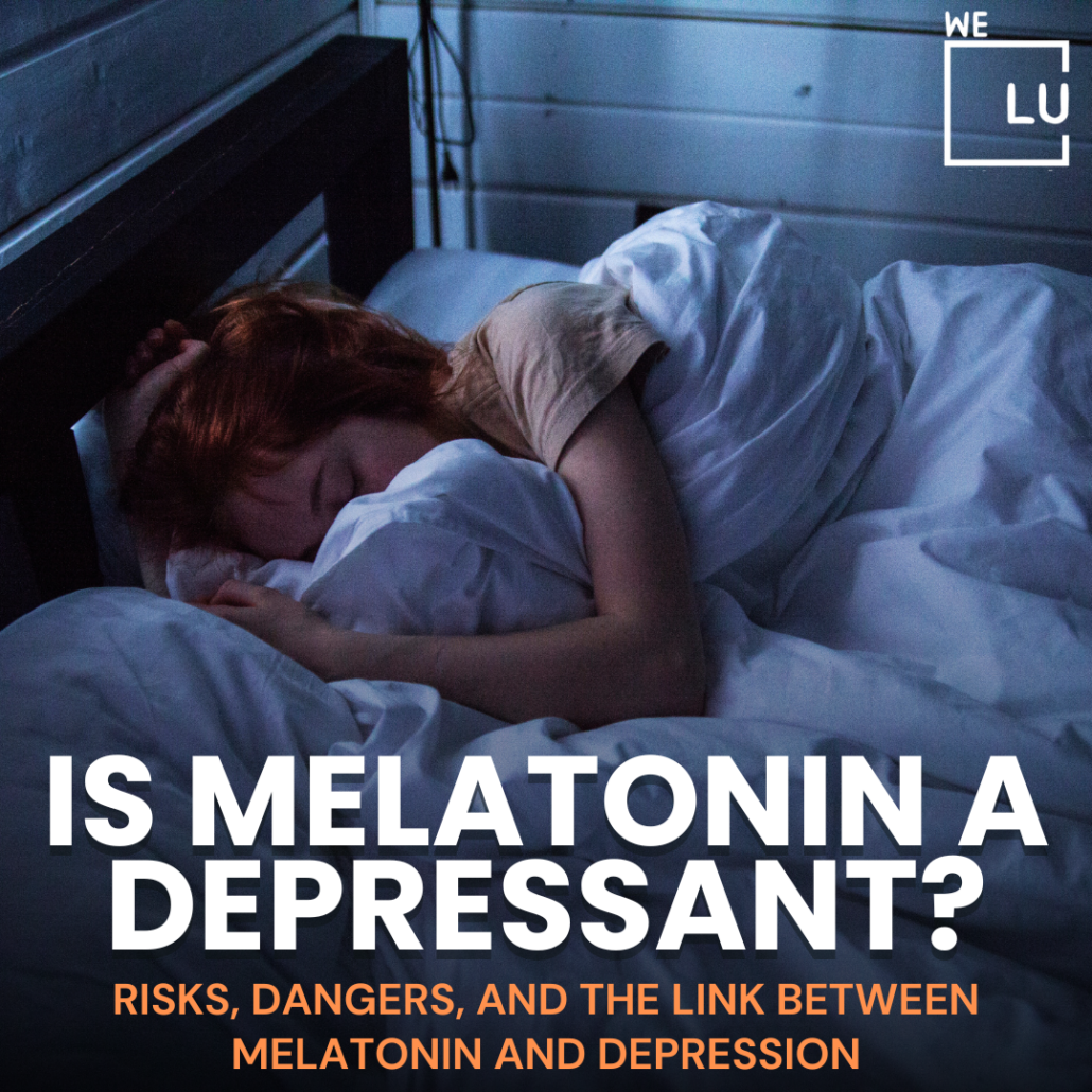What are the harmful effects of melatonin depression? As melatonin is used for sleep, it brings energy levels down. Weakened energy can contribute to feelings of depression. Lowering one's mood more than the individual is used to can lead to a depressive state.